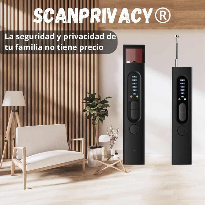 🔒 Detector Portátil de Cámaras, GPS, Micrófonos y Señales Ocultas