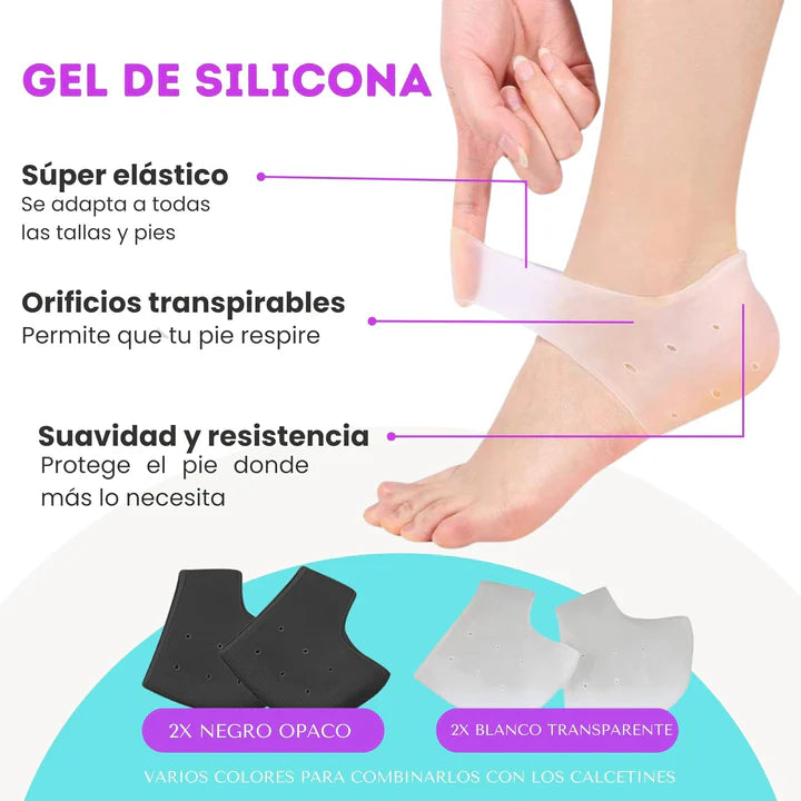 Taloneras terapéuticas transpirables