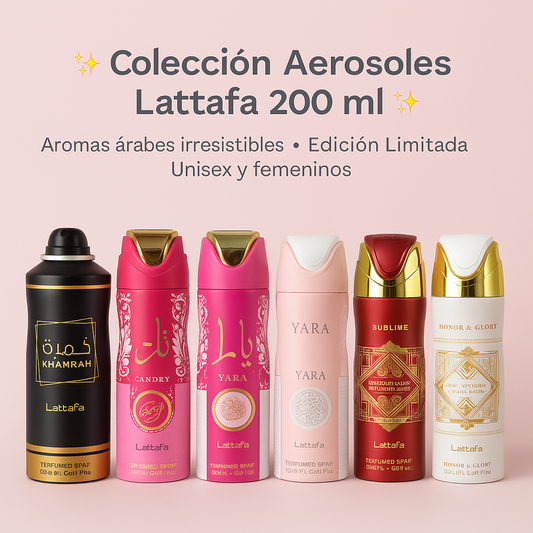 Aerosoles Perfumados Lattafa 200 ml