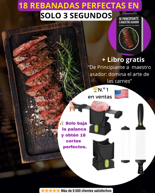 🌟 Cortador Rebanador de Carne Profesional | Acero Inoxidable — Oferta Limitada 🌟